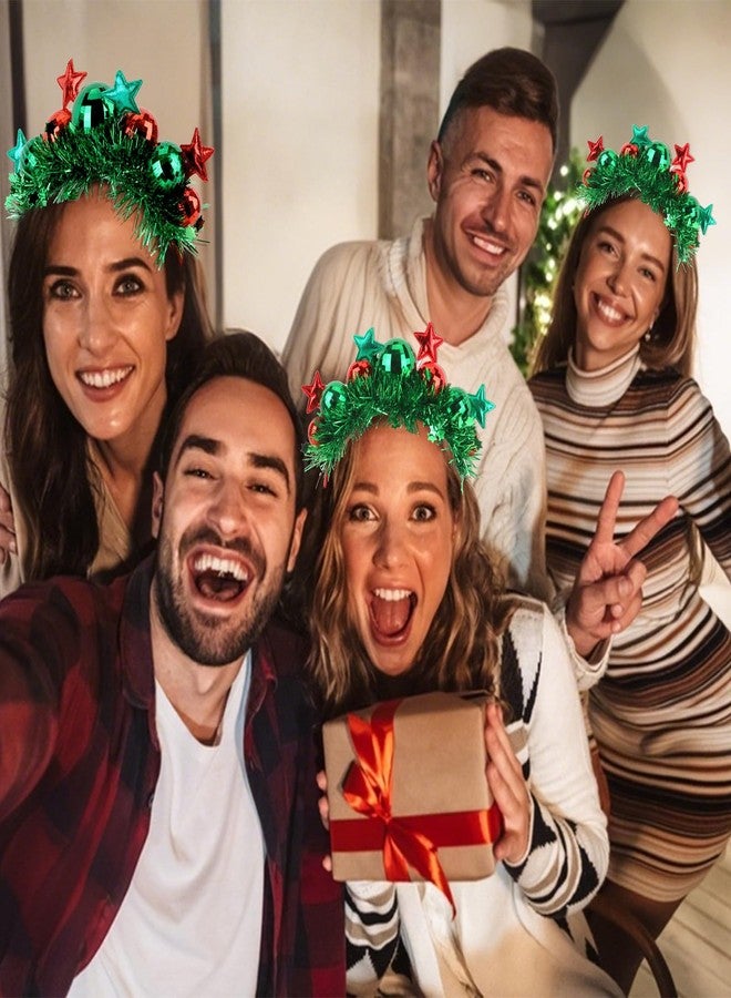 سيماتو طوق رأس ديسكو أخضر من سيماتو، طوق رأس على شكل نجمة، للنساء، آخر إكسسوارات الشعر لحفلات رأس السنة الجديدة، طوق شعر للحفلات والعطلات - Image 4